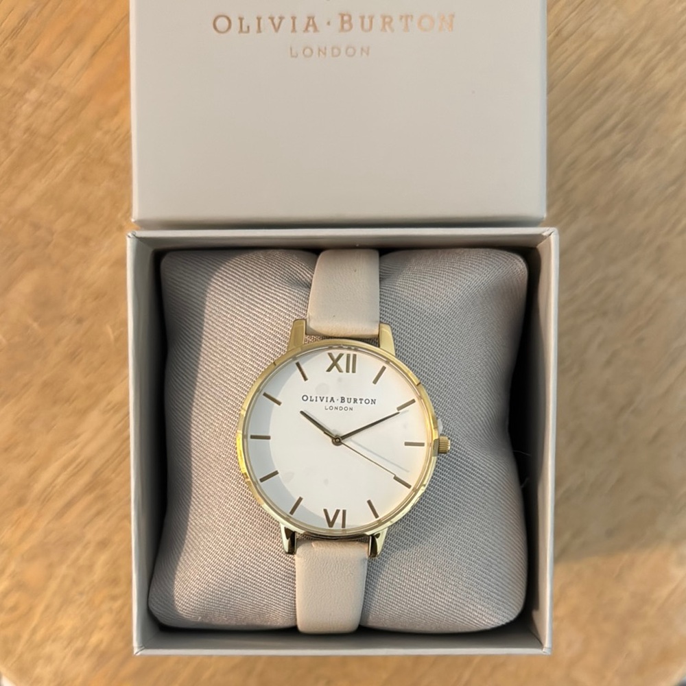 Olivia Burton Women's Gold and Cream Watch